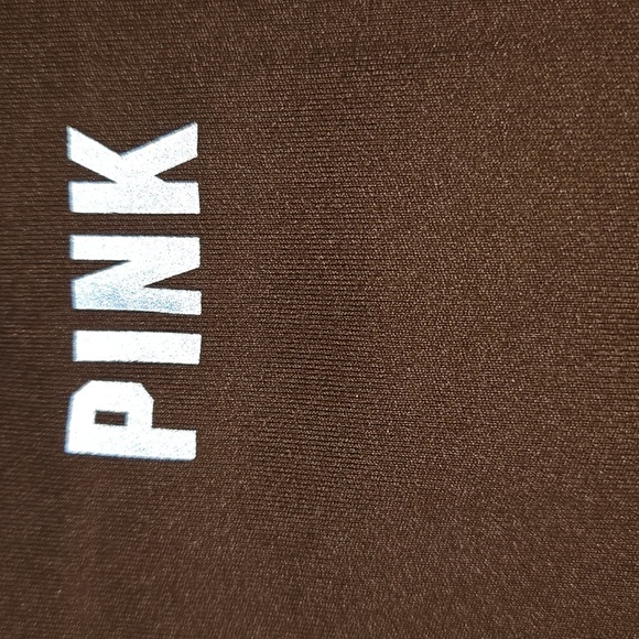 PINK Women's High-Waist Full Length Legging Brown and Pink Size M NWT - Picture 3 of 6